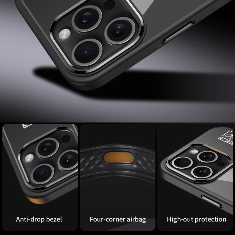 Invisible Multi-Dimensional Stand Drop Case For iPhone 17 Pro Max