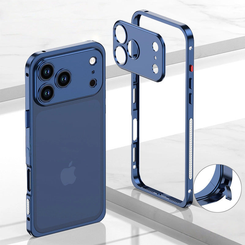 Aluminum Alloy Cooling Frame Case for iPhone 17 Series