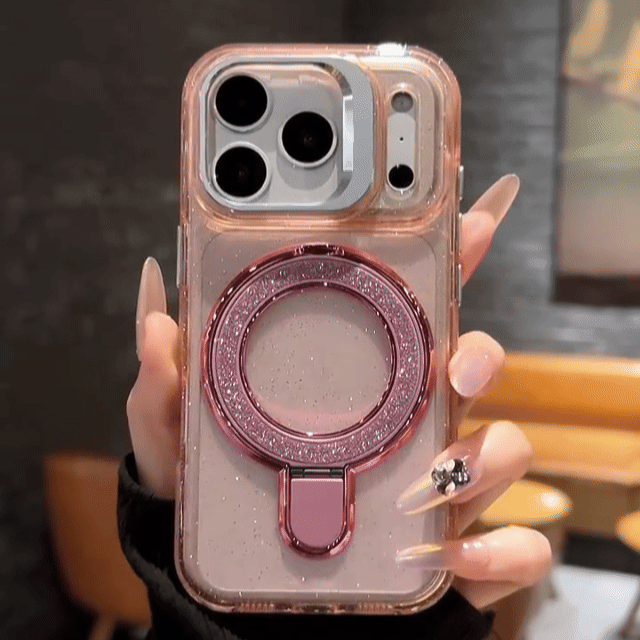 Glitter Edition Dual-Stand Magnetic Protective Case