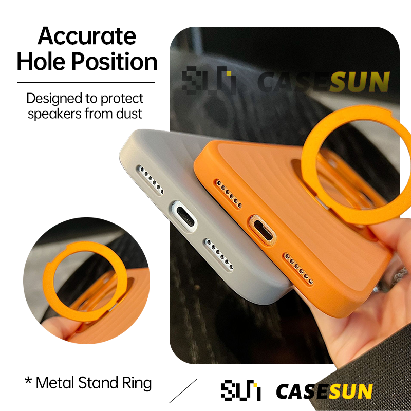 Precise bottom cutouts for speakers and charging port on iPhone 17 case