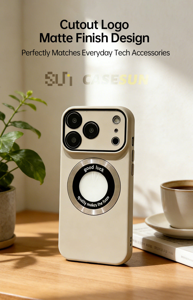 CASESUN Minimalist matte magnetic case for iPhone 17 Pro Max
