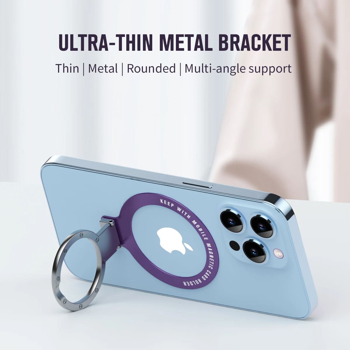 New ring holder with wireless charging support