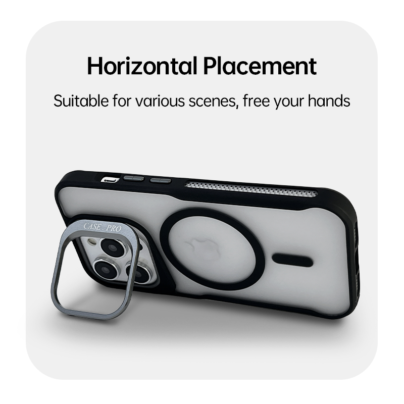 Black Phantom MagSafe Cooling Case for iPhone 16 Pro Max