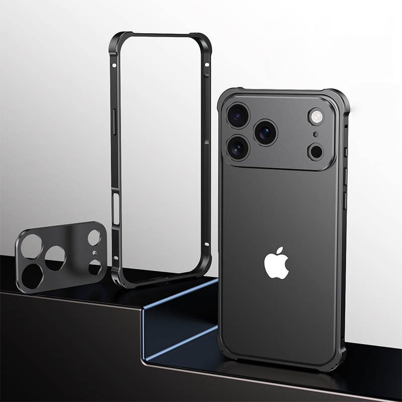 Aluminum Alloy Snap-on Case With Reinforced Corners For iPhone 17 Series