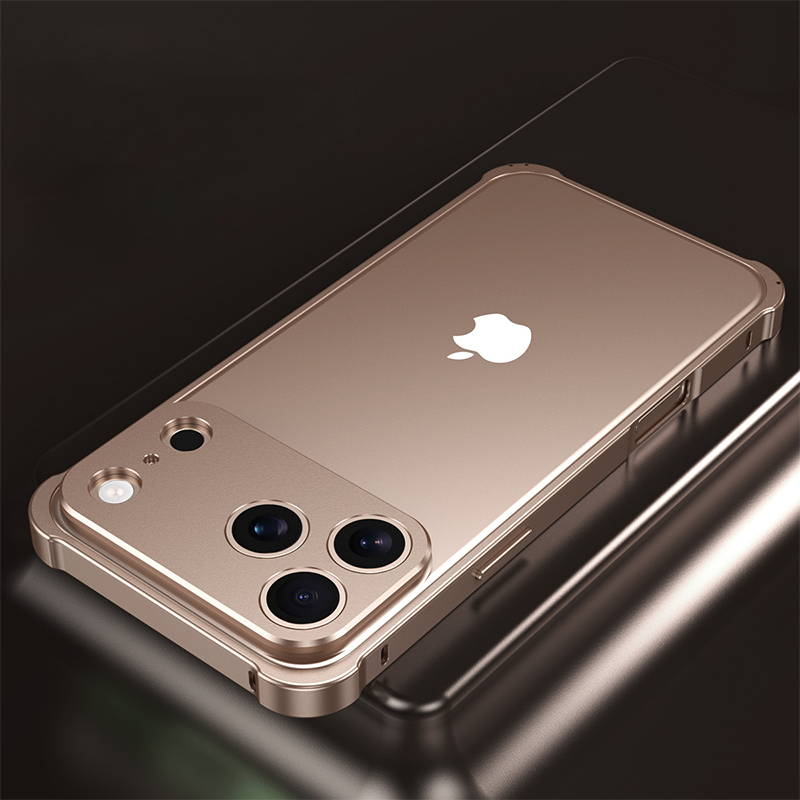 Aluminum Alloy Snap-on Case With Reinforced Corners For iPhone 17 Series