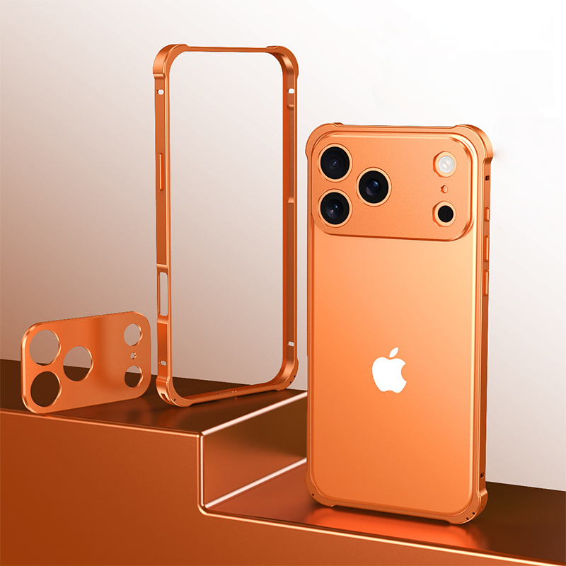 Aluminum Alloy Snap-on Case With Reinforced Corners For iPhone 17 Series