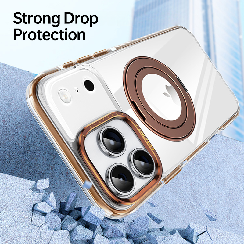 Clarity+ 360° Magnetic Kickstand Case For iPhone 17 Pro Max