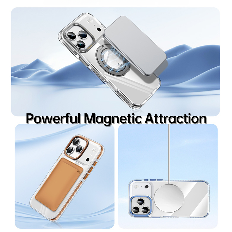 Clarity+ 360° Magnetic Kickstand Case For iPhone 17 Pro Max