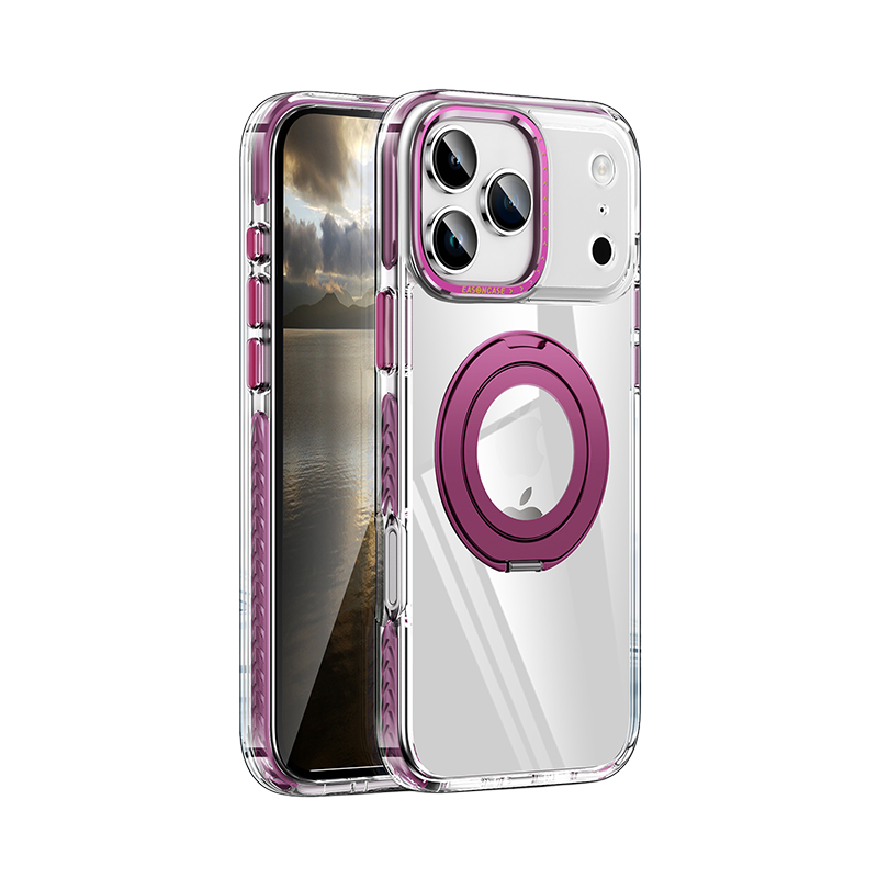 Clarity+ 360° Magnetic Kickstand Case For iPhone 17 Pro Max