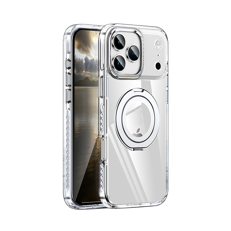 Clarity+ 360° Magnetic Kickstand Case For iPhone 17 Pro Max