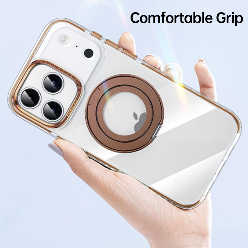 Clarity+ 360° Magnetic Kickstand Case For iPhone 17 Pro Max