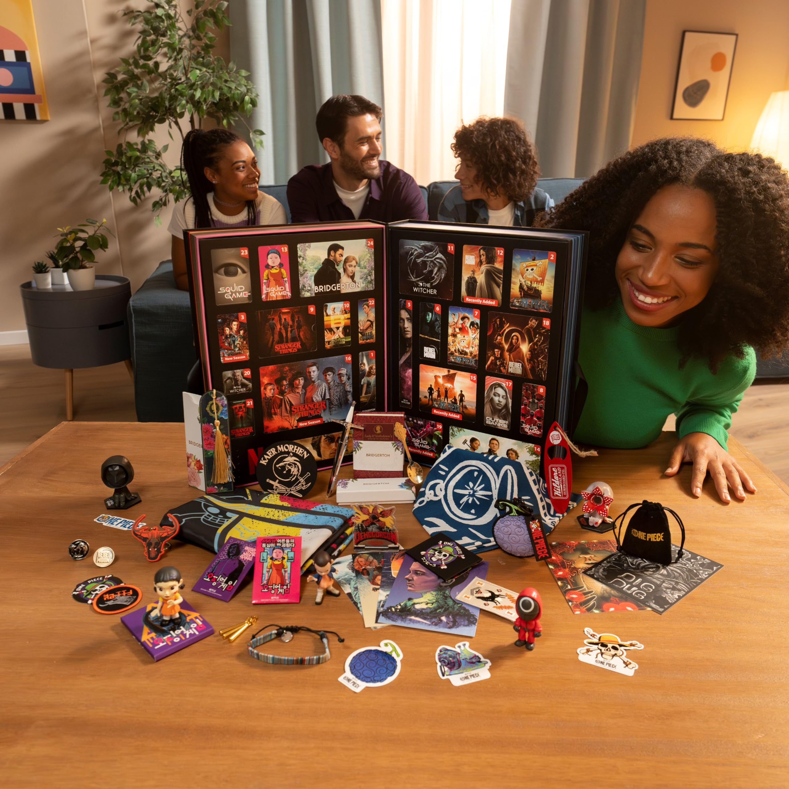 🎄 The Ultimate Netflix Advent Calendar for Superfans 24 Collectibles from Stranger Things, Squid Game & More