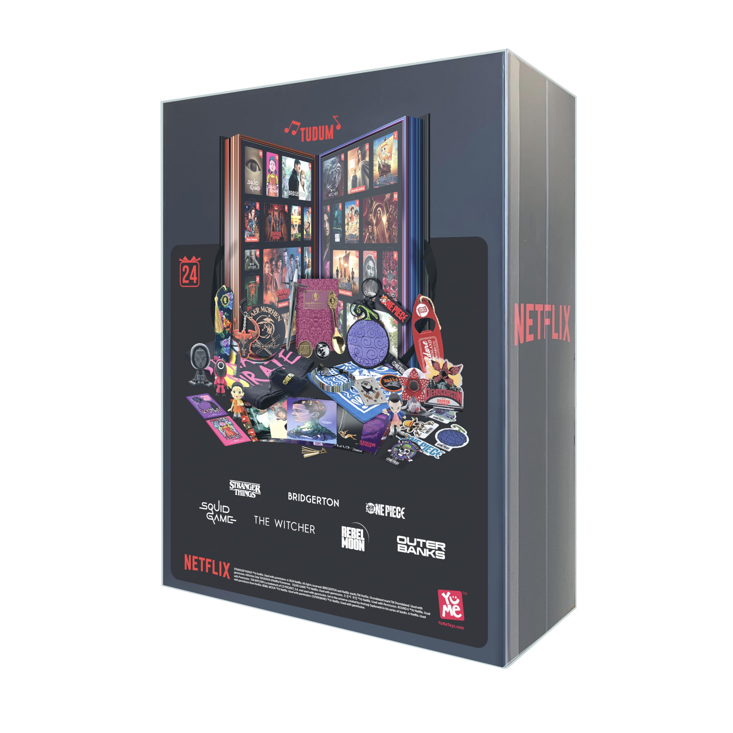🎄 The Ultimate Netflix Advent Calendar for Superfans 24 Collectibles from Stranger Things, Squid Game & More