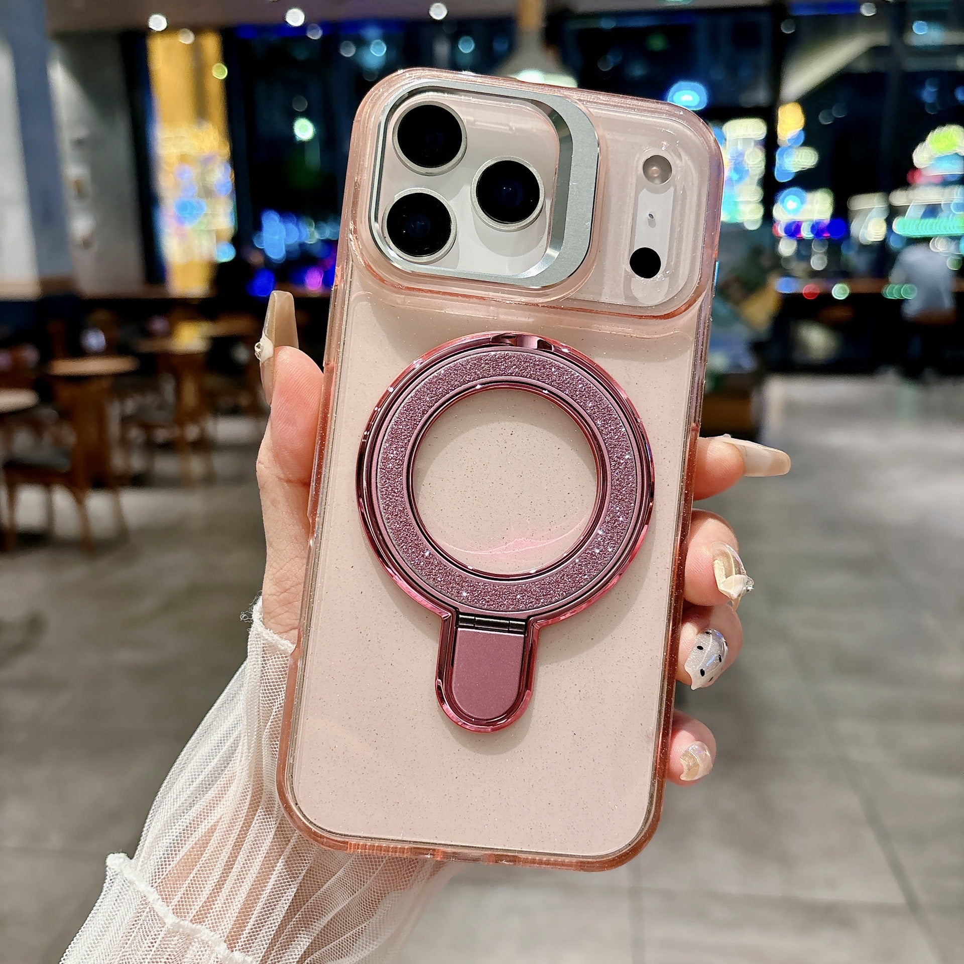Glitter Edition Dual-Stand Magnetic Protective Case