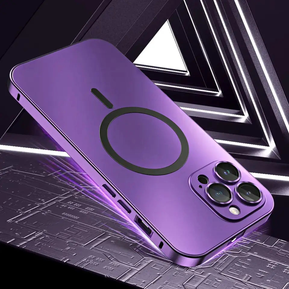 Aluminum alloy frame Magnetic Case for iPhone 16 Pro Max