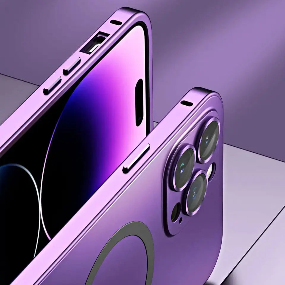 Aluminum alloy frame Magnetic Case for iPhone 16 Pro Max