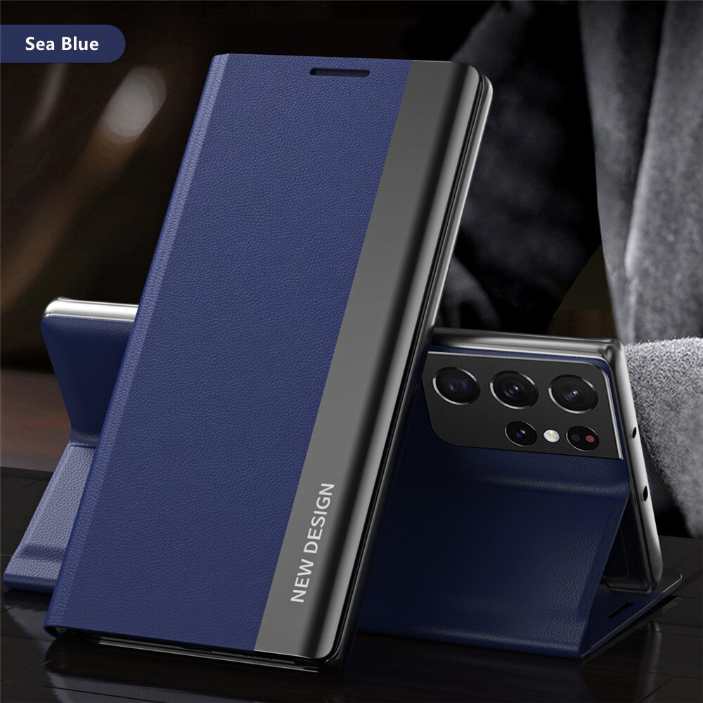 Luxury Electroplated Magnetic Flip Case for Galaxy Z Fold7 and Galaxy S Series (With Kickstand & Pen Slot)
