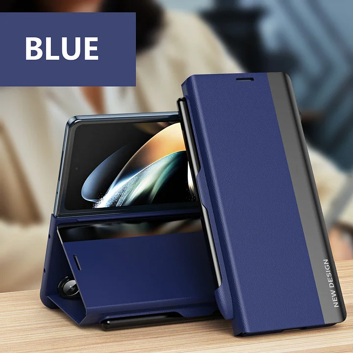 Luxury Electroplated Magnetic Flip Case for Galaxy Z Fold7 and Galaxy S Series (With Kickstand & Pen Slot)
