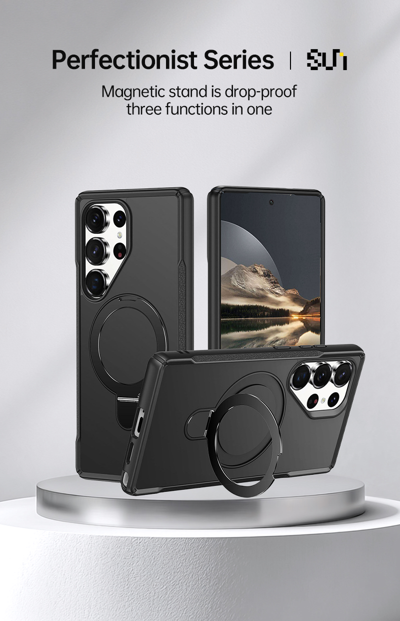 CASESUN perfectionist series magnetic stand case for Galaxy S25 Ultra