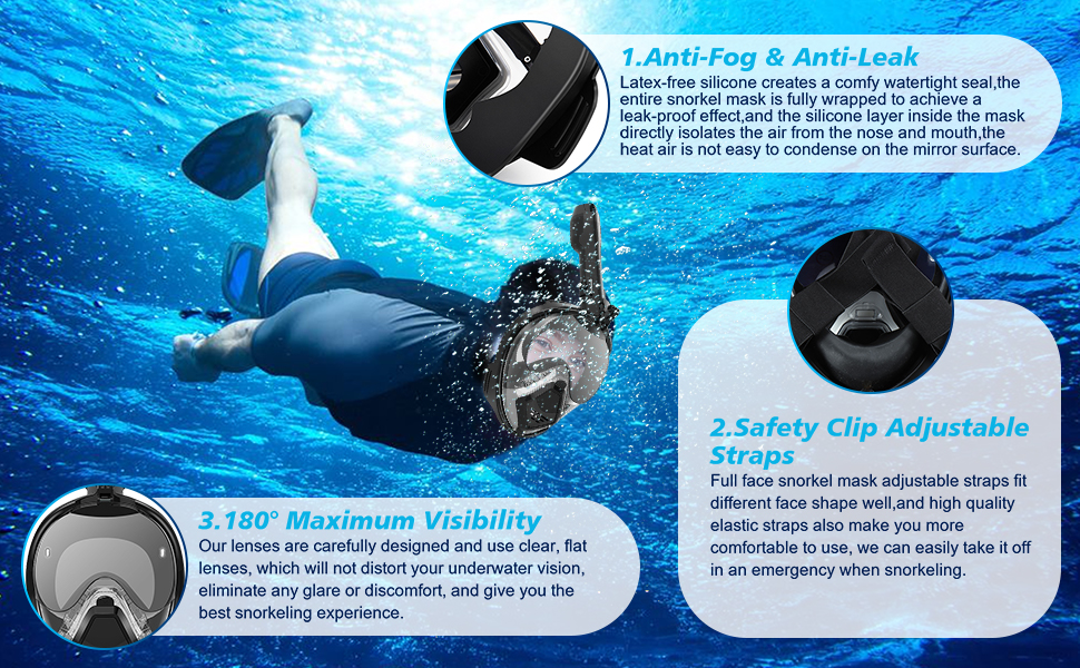 snorkel mask B