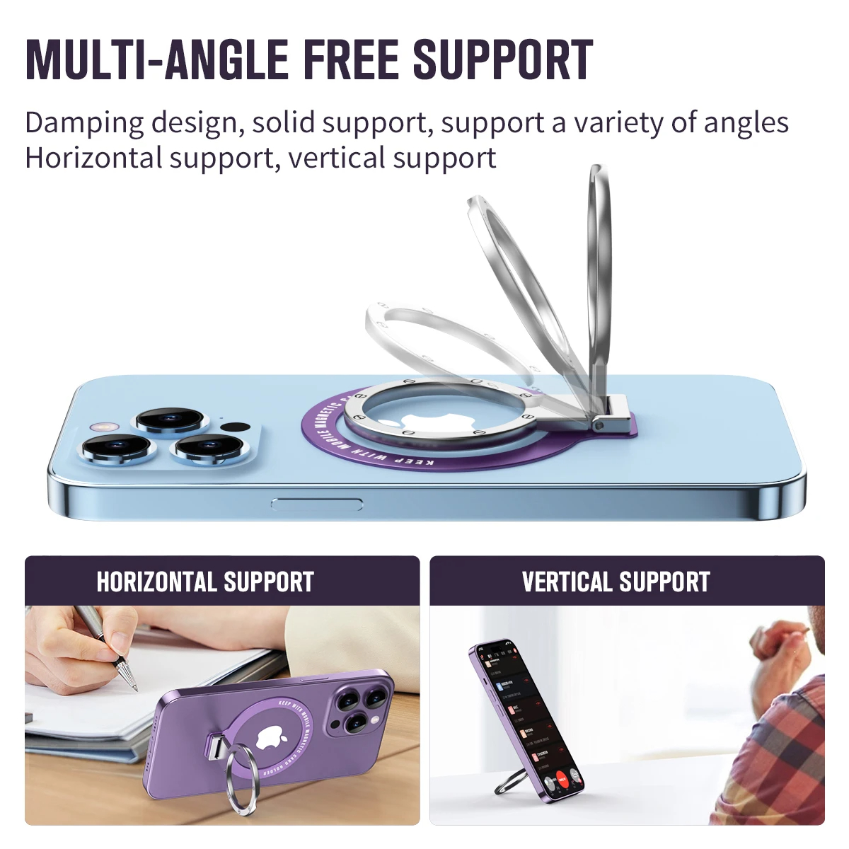 New ring holder with wireless charging support