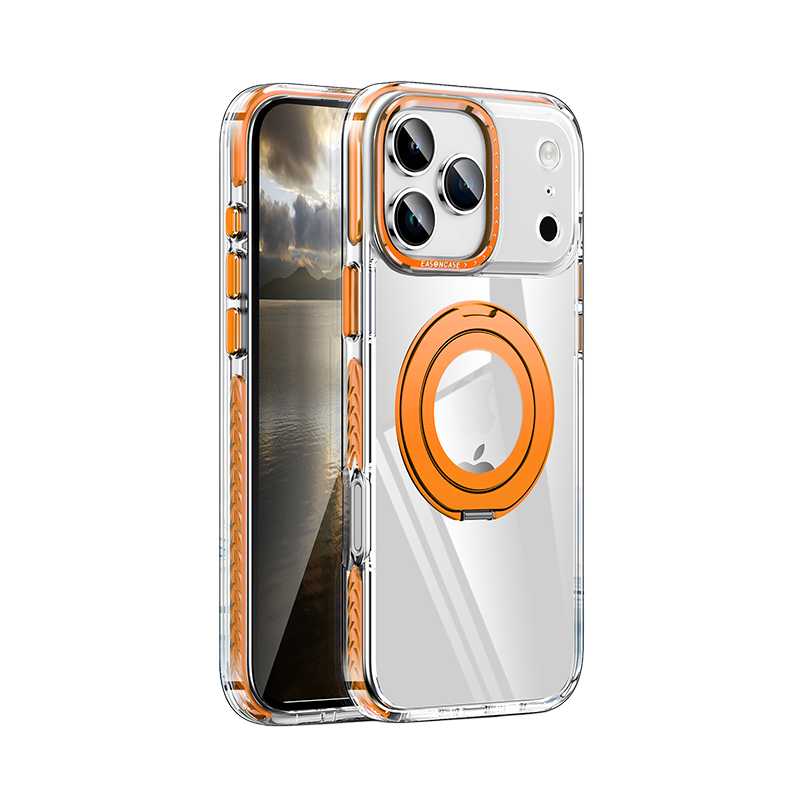 Clarity+ 360° Magnetic Kickstand Case For iPhone 17 Pro Max
