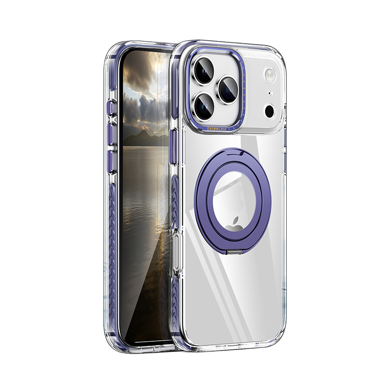 Clarity+ 360° Magnetic Kickstand Case For iPhone 17 Pro Max