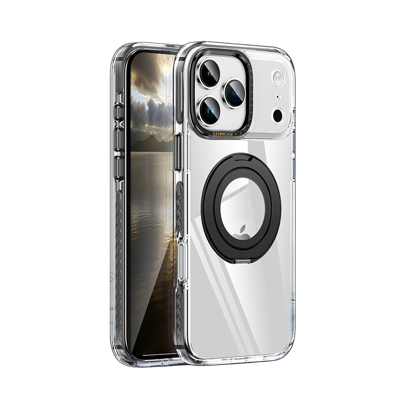 Clarity+ 360° Magnetic Kickstand Case For iPhone 17 Pro Max