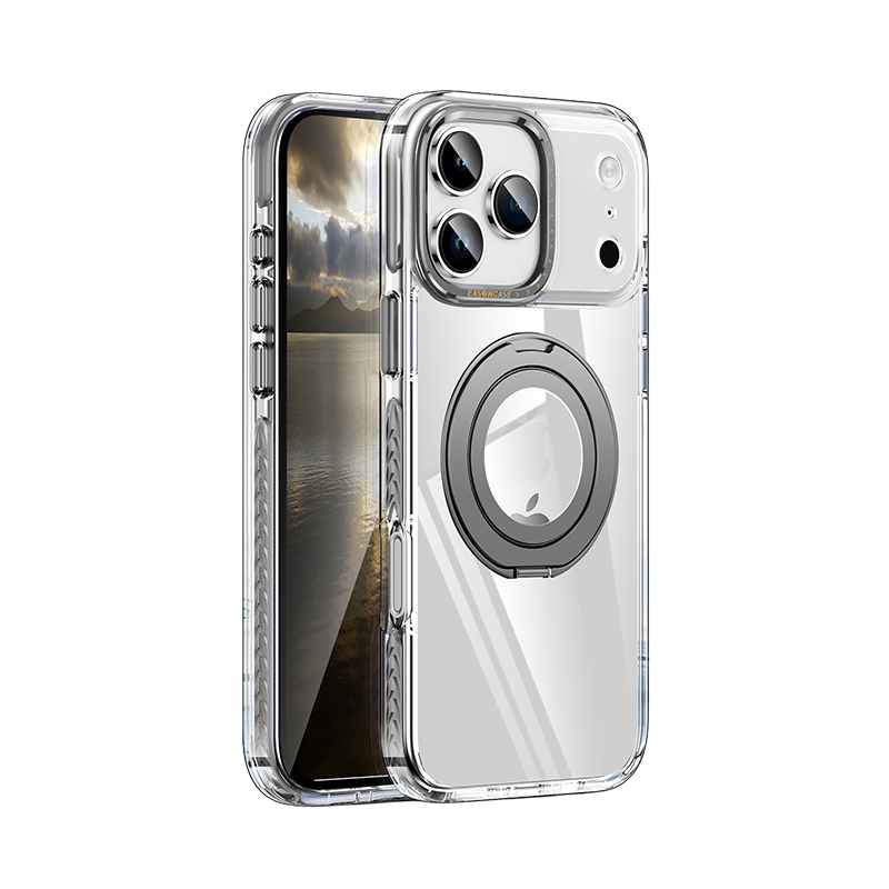 Clarity+ 360° Magnetic Kickstand Case For iPhone 17 Pro Max