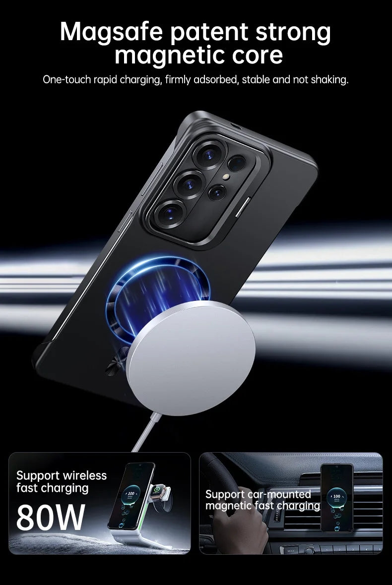 CASESUN Galaxy S26 Ultra MagSafe magnetic charging support