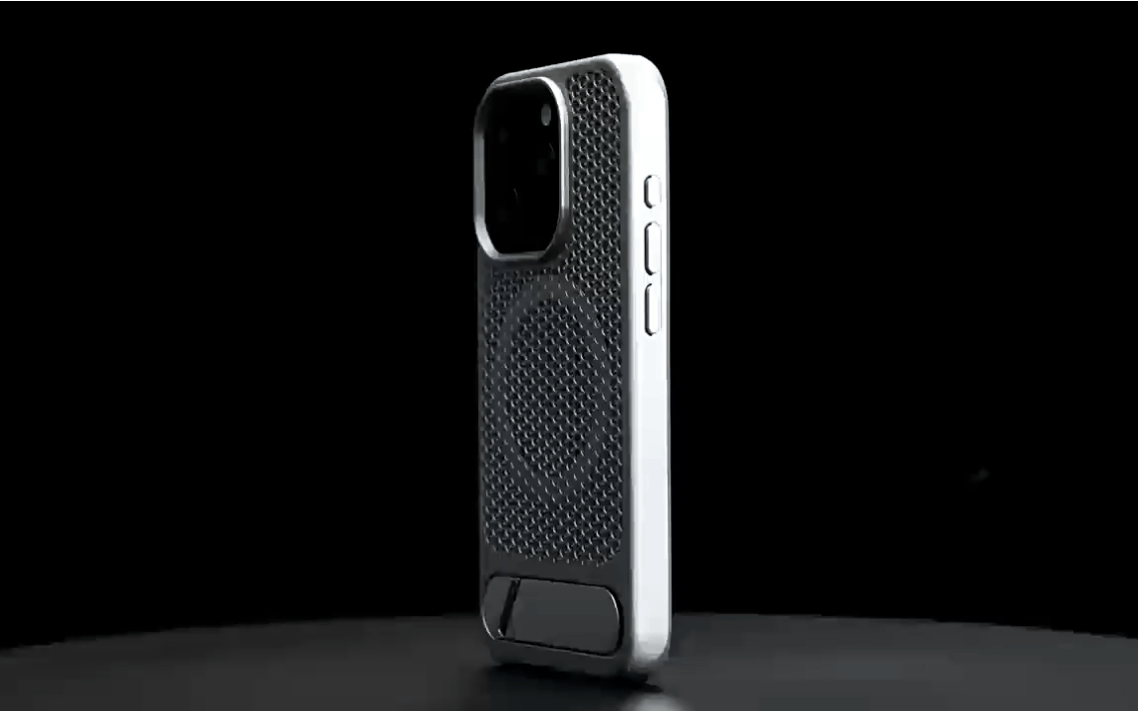 Flying Wing Stand Honeycomb Cooling Case For iPhone 17 Pro Max