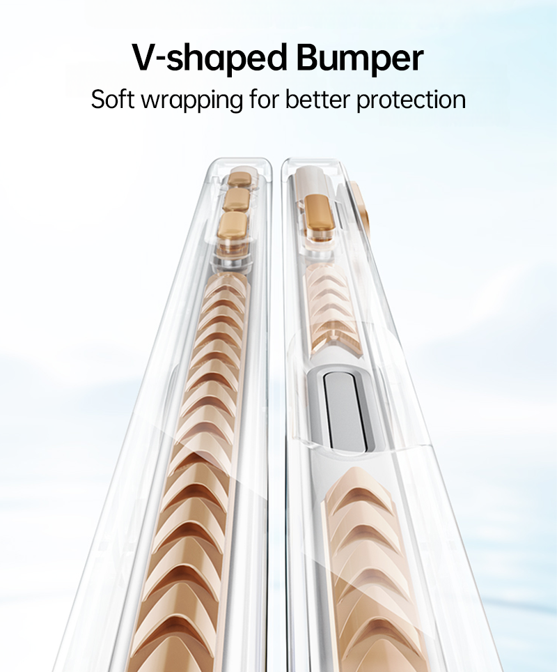 CASESUN-V-Shaped Bumper for better grip & shock absorption
