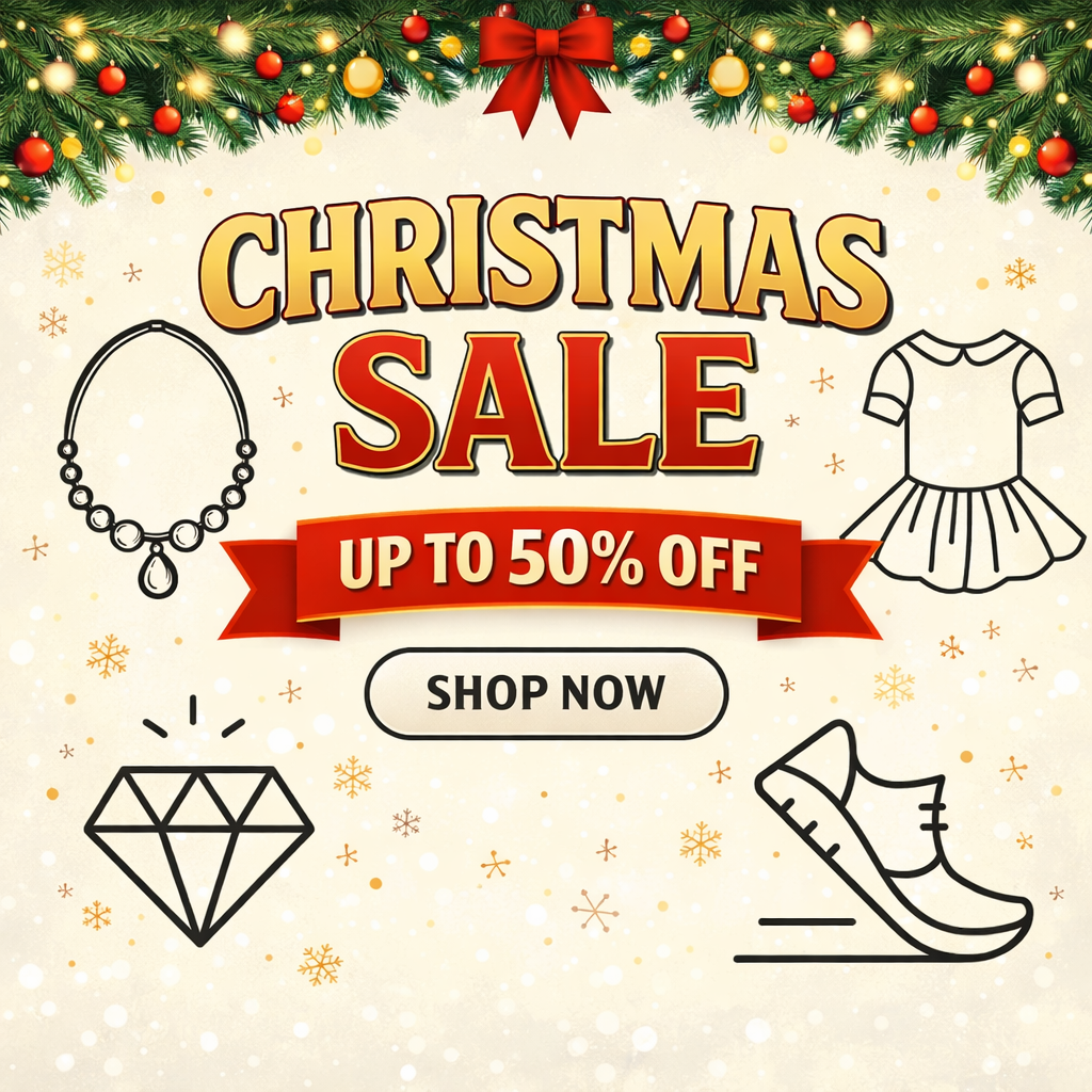 Christmas Sale – Up to 50% Off