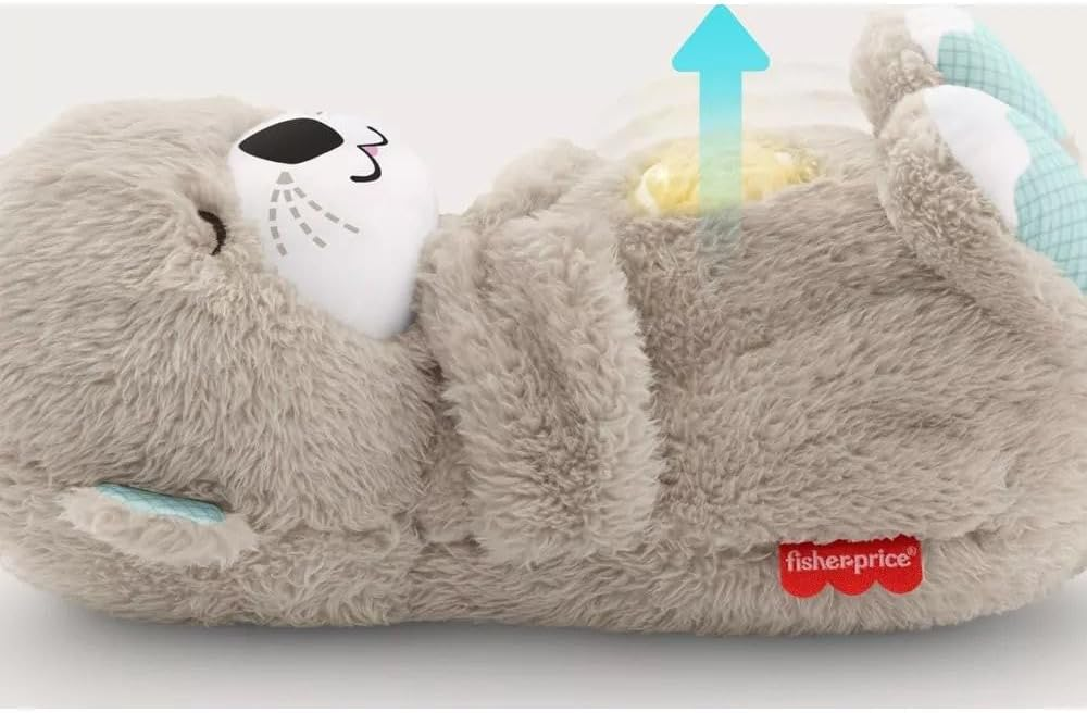 Portable Plush Sound Machine with Music Lights & Breathing Motion