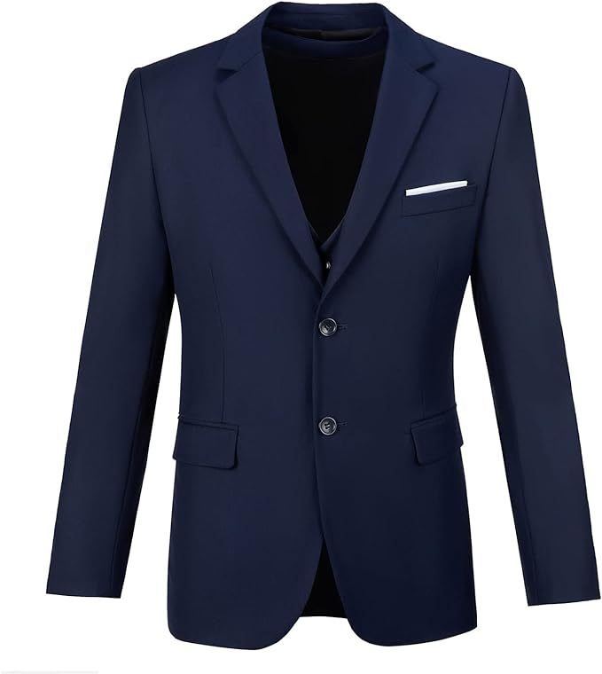 Mens Suit Slim Fit 3 Pieces Wedding Bussiness Suits for Men Formal Dress Jacket Vest Pants Set