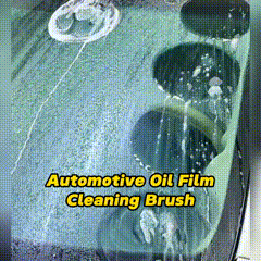 ⚠️Do not let the blurred vision on rainy days endanger your life ⚠️  Automotive Oil Film Cleaning Brush