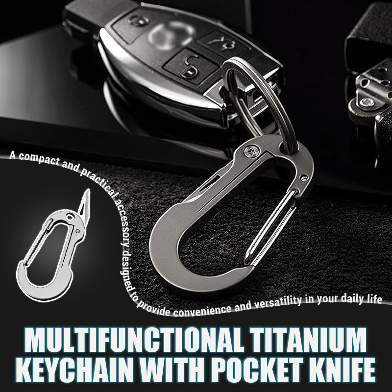 (🔥Early Christmas Sale - 49% OFF) Multifunctional Titanium Alloy Keyc
