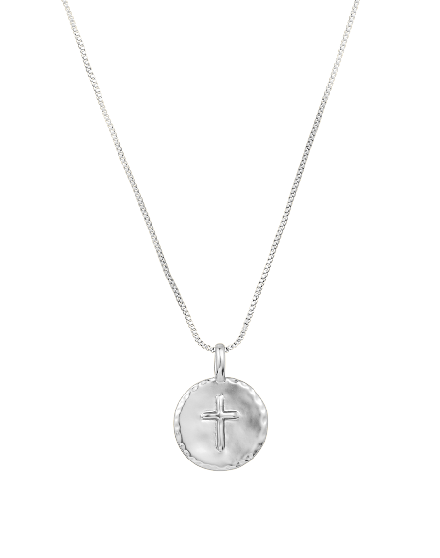 Cross Disc Necklace