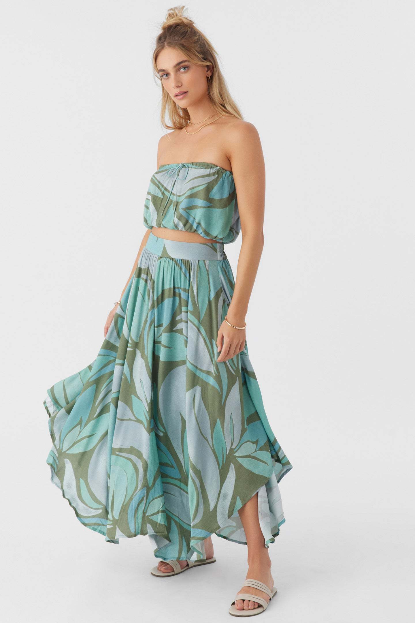 LORETTA PRINT MAXI SKIRT