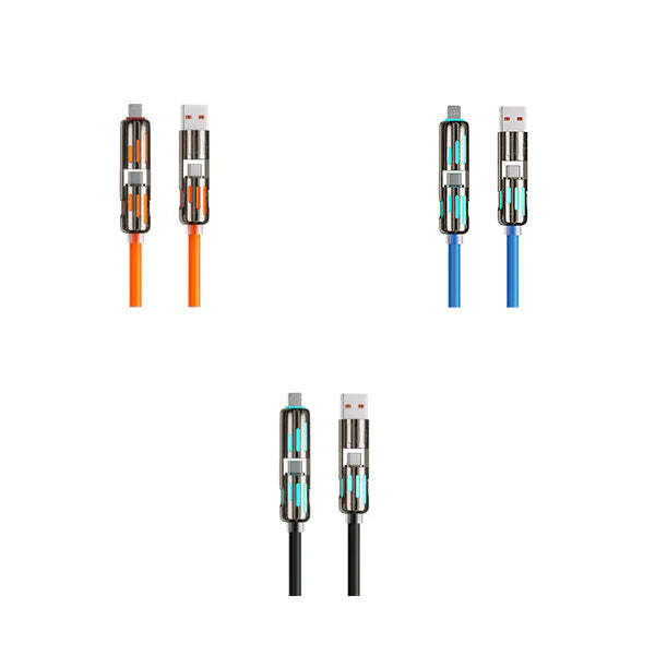 📲⚡ 4-in-1 USB  Cable