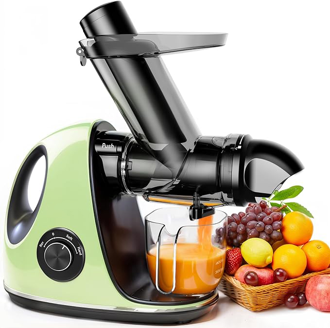 Juicer Machines (with 3-Inch Wide Chute, 2-Speed Modes & Reverse Funct