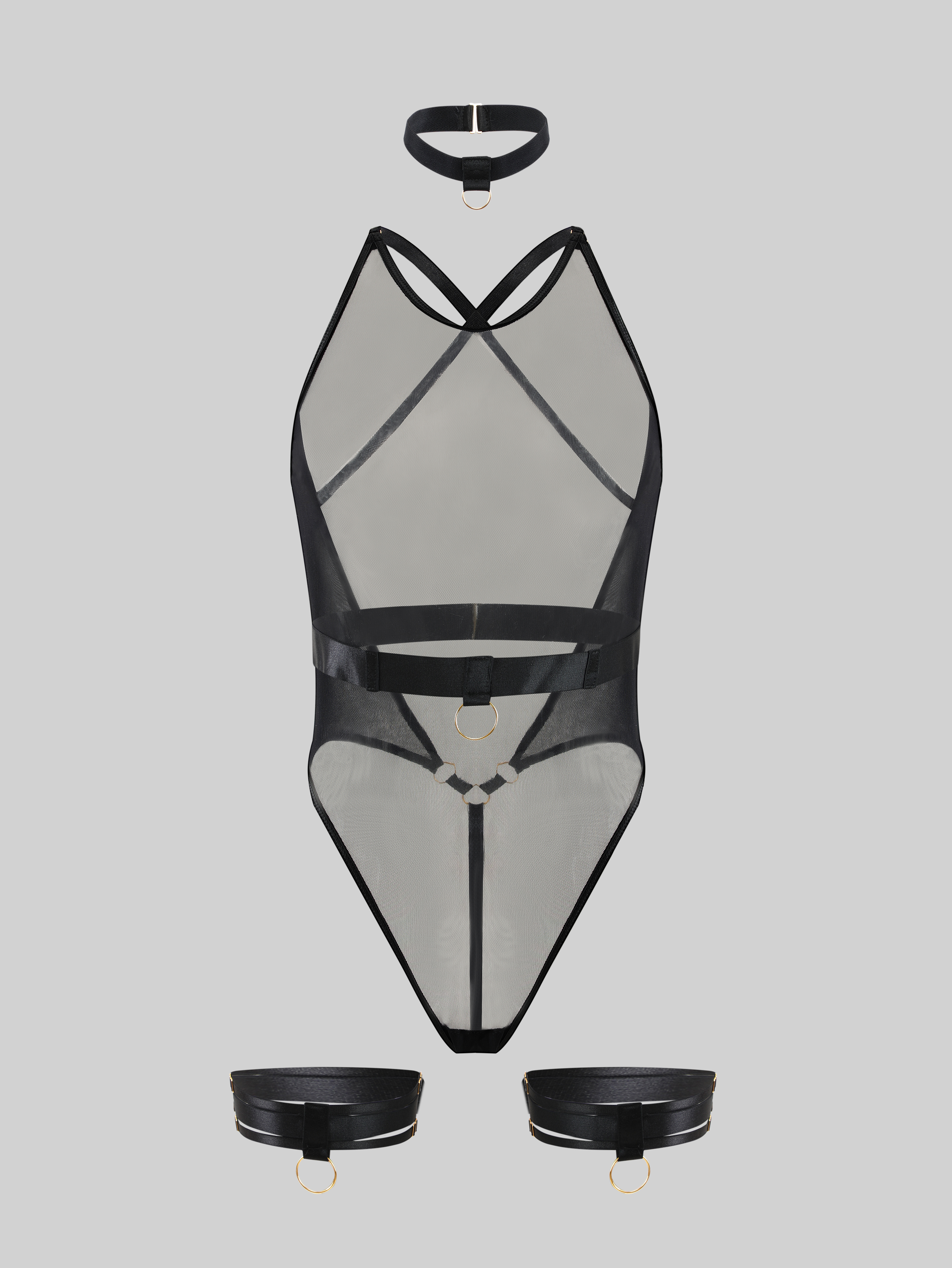 Ruby Bodysuit With Garter Belt