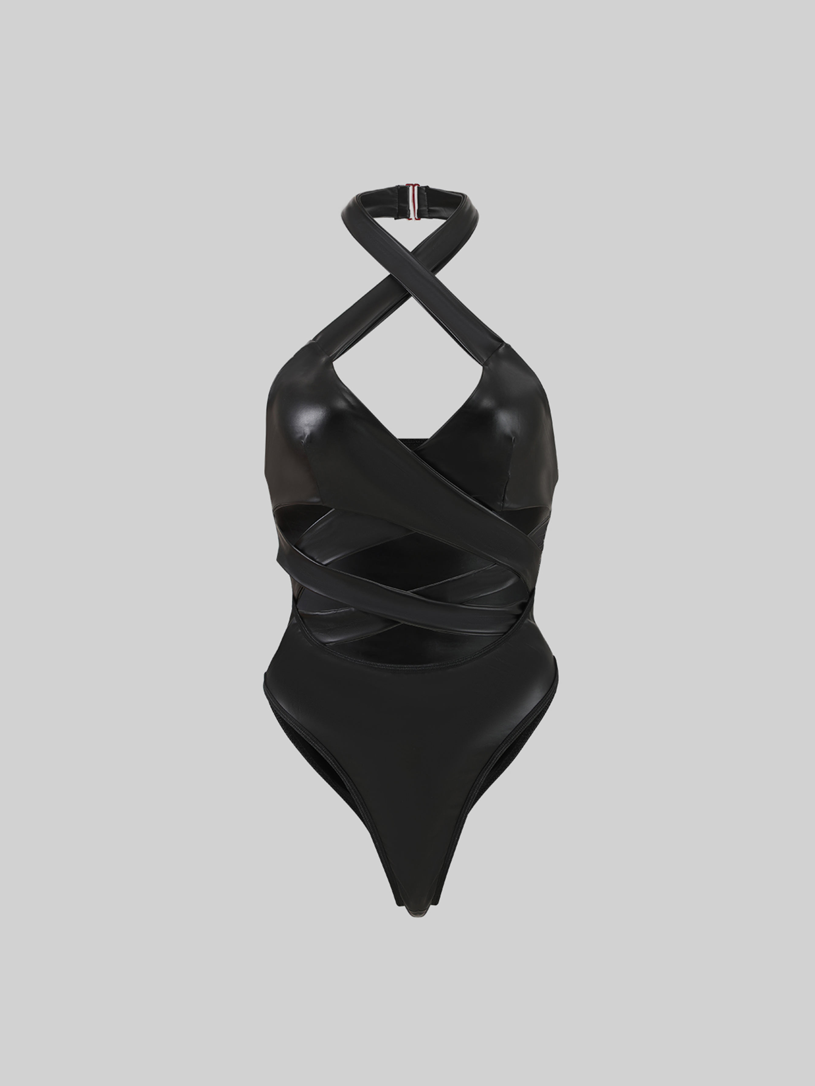 Halter Strappy Bodysuit