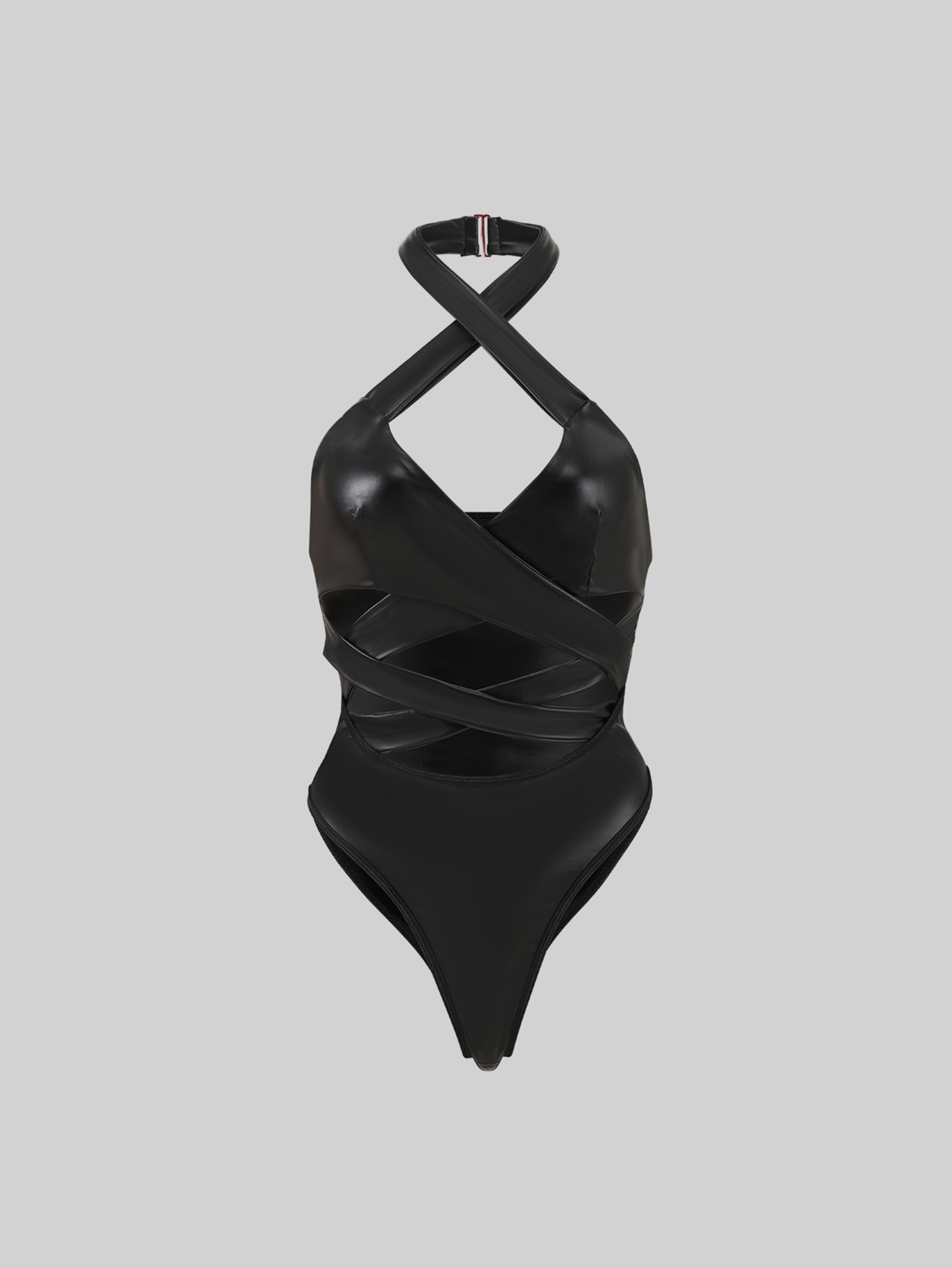 Halter Strappy Bodysuit