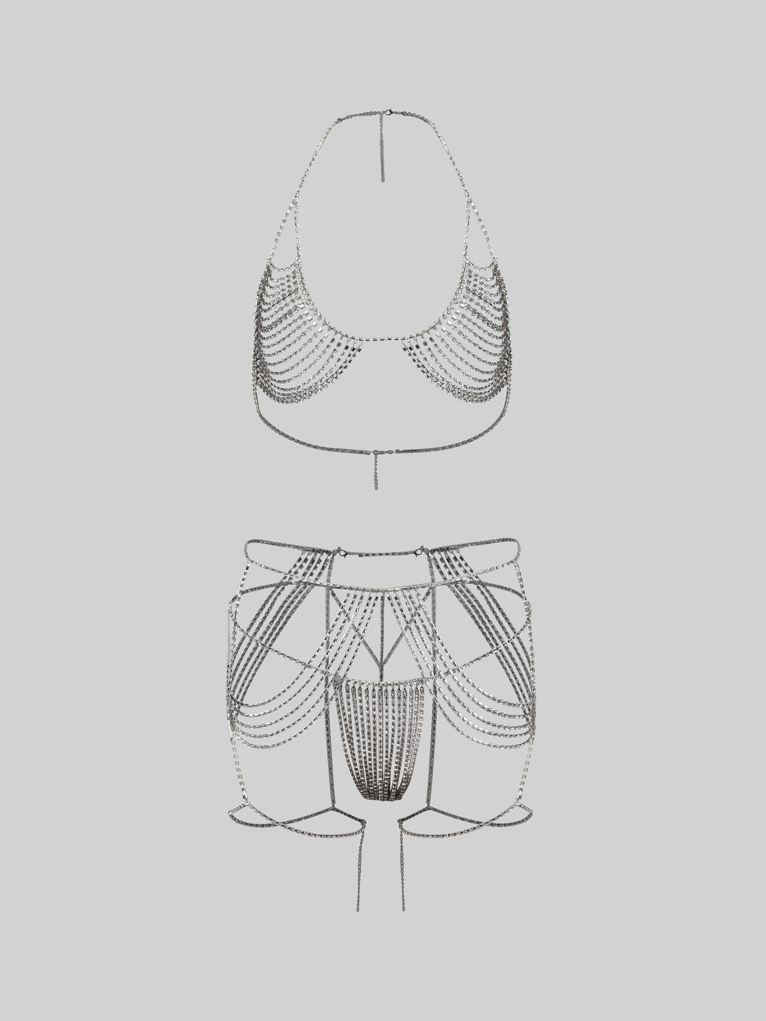 Light Diamond Bra And Panty Sets