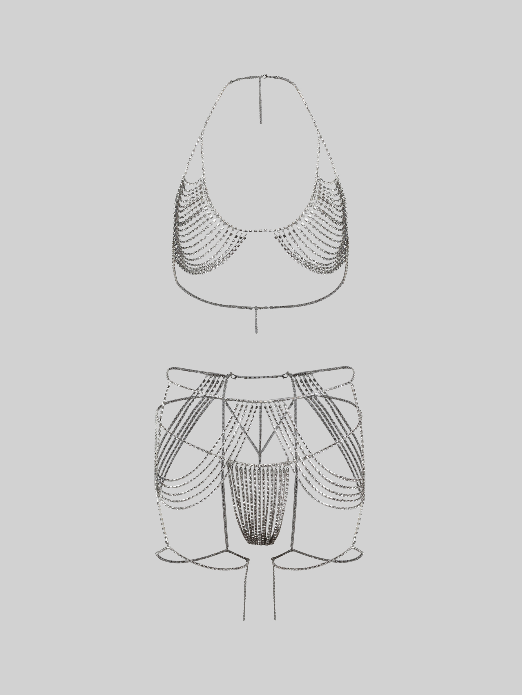 Light Diamond Bra And Panty Sets