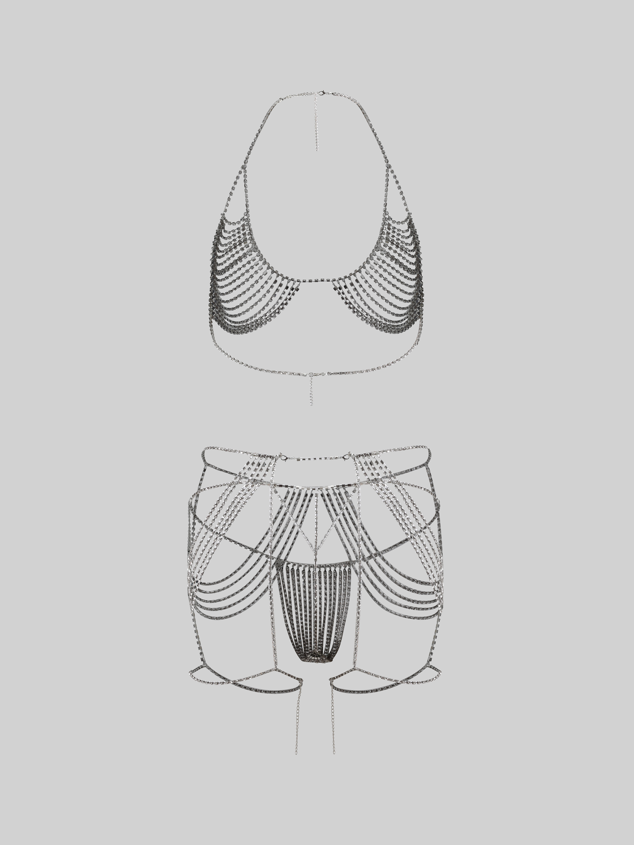 Light Diamond Bra And Panty Sets