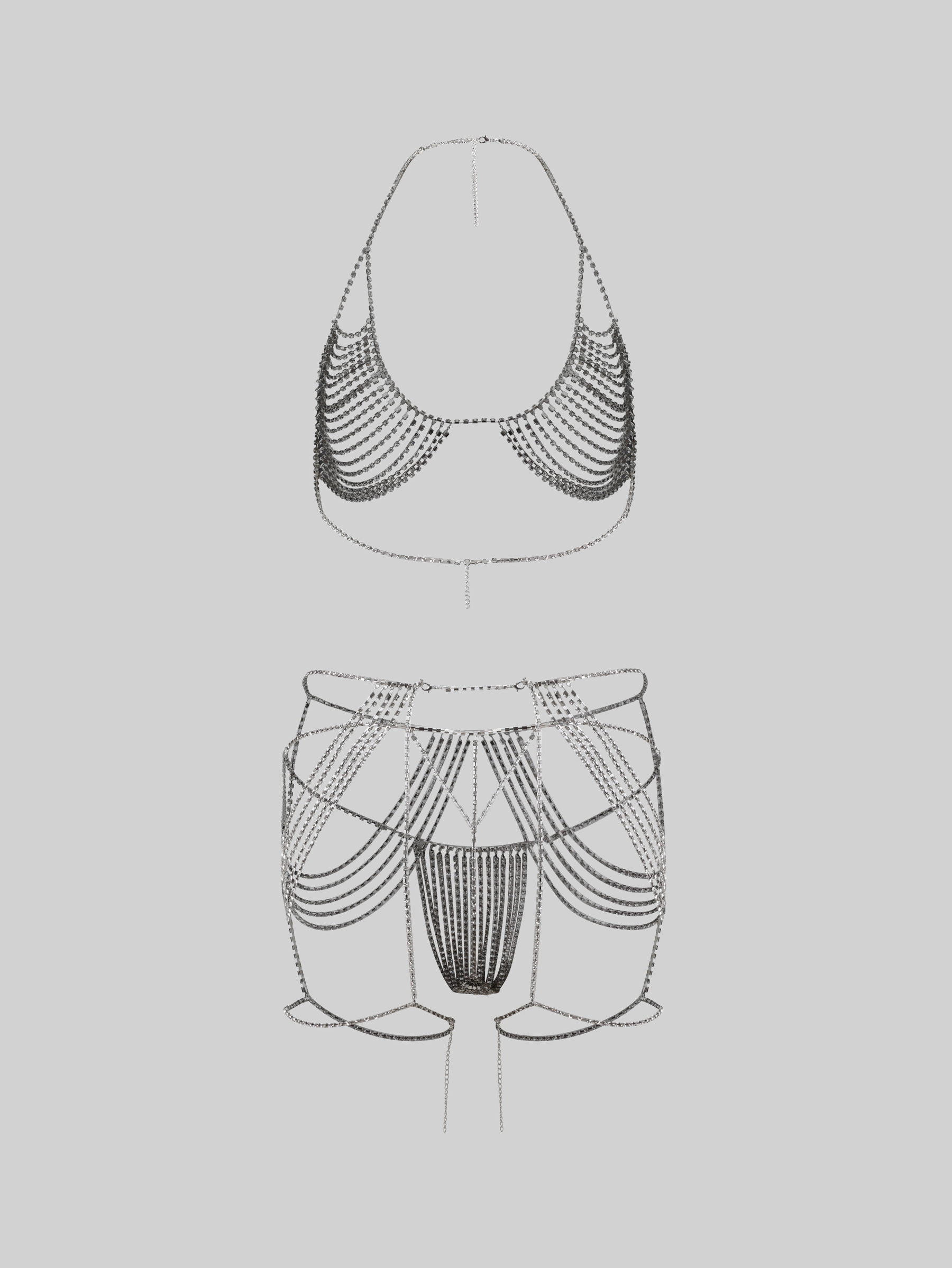 Light Diamond Bra And Panty Sets