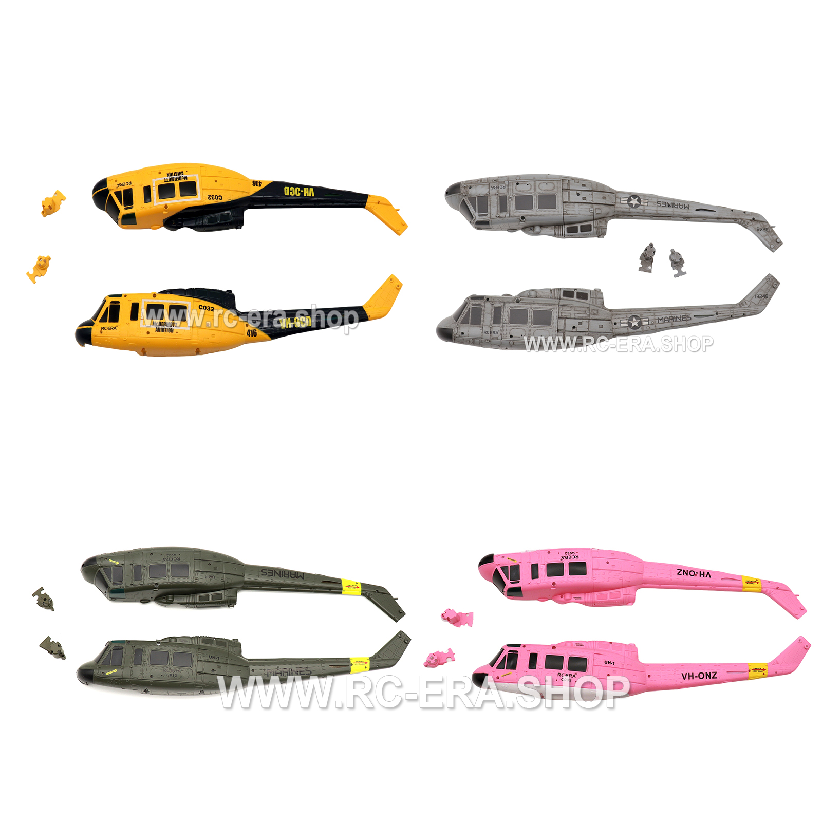 RC ERA C032 UH-1 Huey Helicopter Fuselage Set