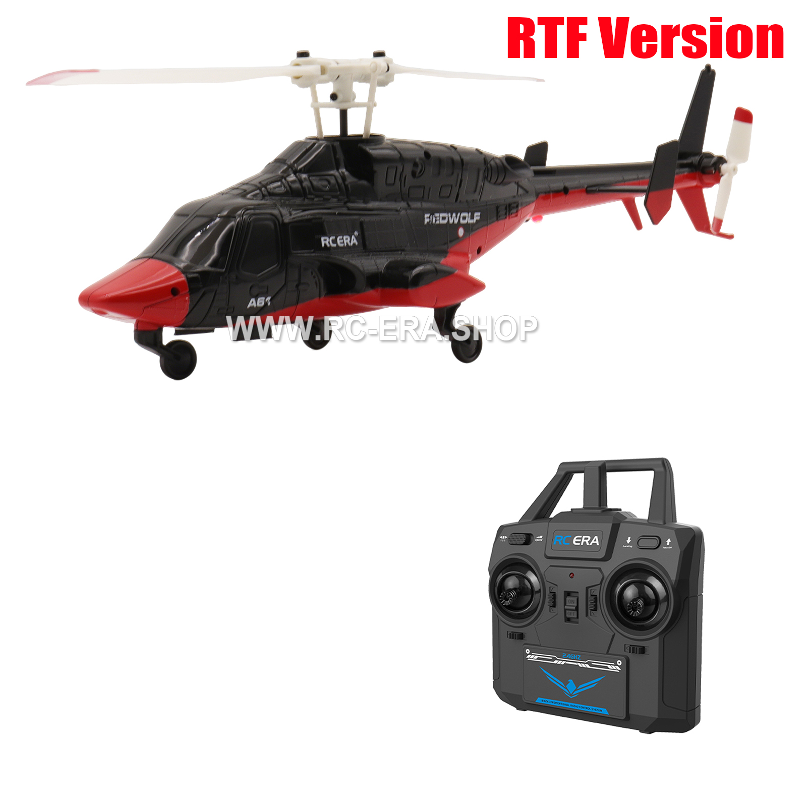 RC ERA A61 Mini Airwolf Gyro Stabilized Helicopter